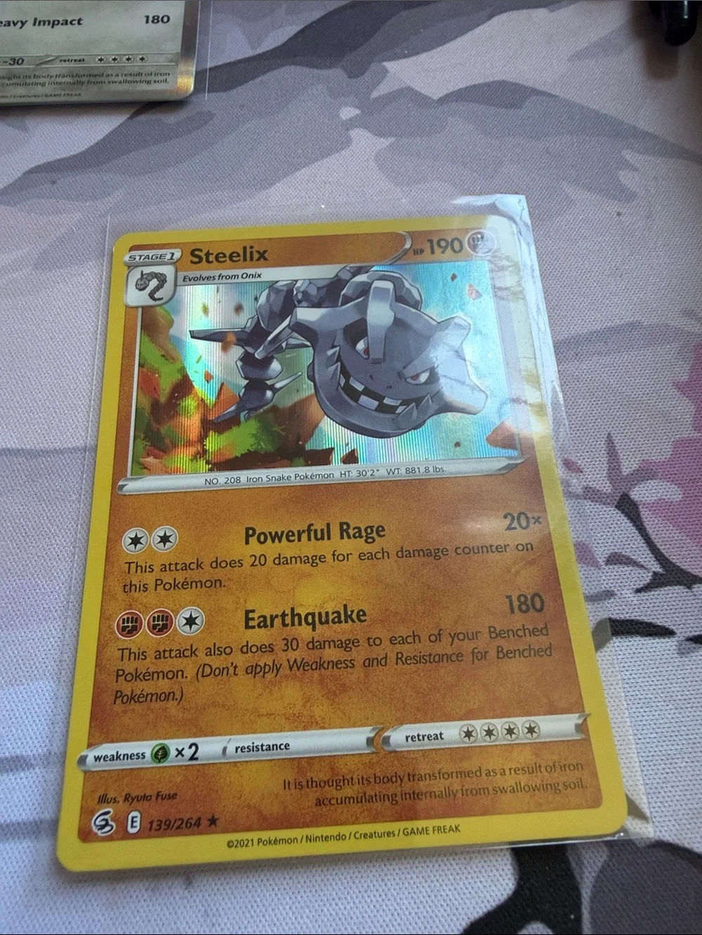Onix & Steelix Holo Reverse Holo Evolution Pokémon Card Lot | 5 Cards ✨5/$25✨